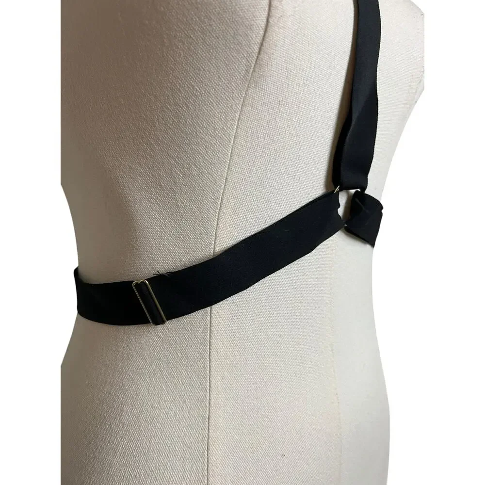 We are HAH / Free People NWT Strapped in Harness One Size Noir Black Festival